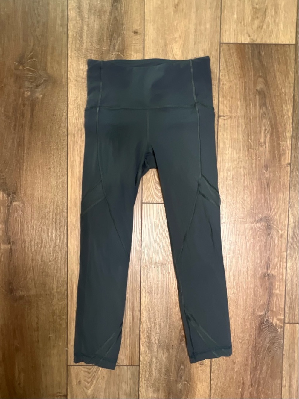 High-Waist Black Active Capri Leggings